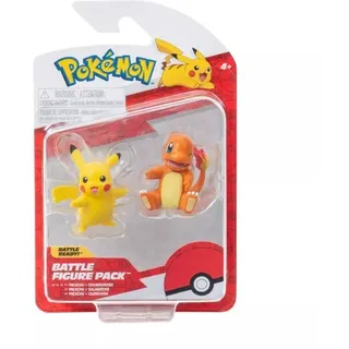 Pokémon: 2er-Figurenset - Charmander, Pikachu