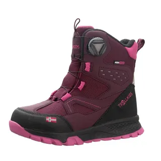 TROLLKIDS Kirkenes Schneeschuhe - Redwood / Magenta - EU 40