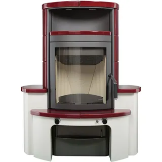 Kaminofen HARK "»Avenso ECOplus«", rot (titanfarben), Kaminöfen, Kaminofen, mit EcoPlus Filter