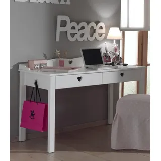 Vipack Kinderschreibtisch Amori Weiß