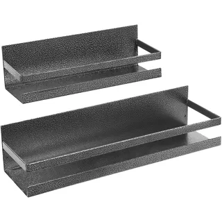 Uten Großes Gewürzregal für Kühlschrank, 2 Stück, starke magnetische Regale, beweglicher Kühlschrank-Organizer für die Küche, hält Gewürze, Gläser