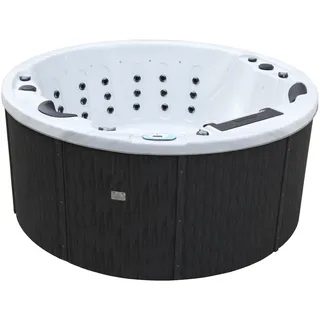 American Spa Whirlpool »American Spa Alaska«, (3 tlg.), ØxH: 203x90 cm, für bis zu 6 Personen, grau