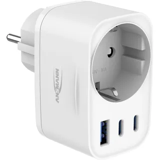 Ansmann HS330 USB Ladegerät 30 W 1x USB-A, 2x USB-C® Weiß