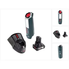 Bosch Professional, Arbeitsleuchte, GLI 12V-300 Akku Lampe + 1x GBA 12V 6,0 Ah Akku + GAL 1230 Ladegerät (300 lm)