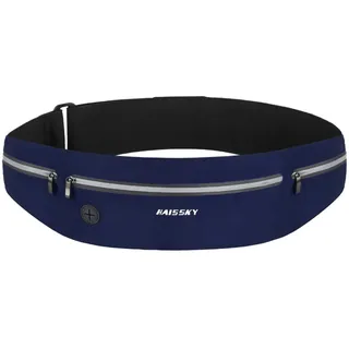HAISSKY Laufgürtel, Hüfttasche Bauchtasche Sport Lauftasche Hüftgürtel Fitnessgürtel Running Belt für Reisen Joggen Radfahren Outdoor Laufgürtel für Handy unter 6,9 Zoll