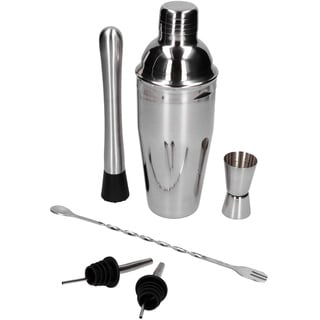 Barkeeper-Set für Getränke - 750 ml Shaker - 6 Elemente