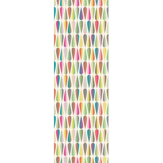 queence Vinyltapete »John« Farbverlauf   abstrakt   bedruckt   gemustert glatt 90x250cm, selbstklebend, kinderleichte Anbringung,, Sticker, bunt