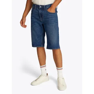Jeansshorts TOMMY JEANS "RONNIE SHORT", Herren, Gr. 31, N-Gr, blau (denim schwarz), Denim/Jeans, Obermaterial: 99% Baumwolle, 1% Elasthan, Jeans Jeansshorts