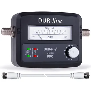 Dur-Line DUR-line® SF 2400 Pro - Satfinder mit Zeigermessgerät und beleuchteter Anzeige