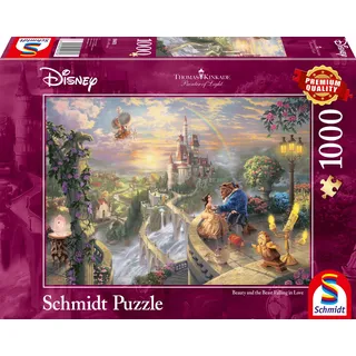 Schmidt Spiele Thomas Kinkade Disney Die Schöne und das Biest 1000 Teile
