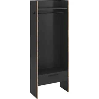 Home Affaire MUSTA Dielenschrank 70 x 37 x 190 basalt grau