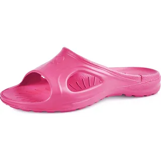 Ladeheid Damen leichte Eva Badelatschen Gartenschuhe Badepantolette Badeschuhe KL039D (Rosa, 39 EU) - Rosa