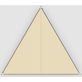 Bent Sonnensegel "Verbindbares Sonnensegel TC-Zip-Canvas Single", sand, rv schwarz),