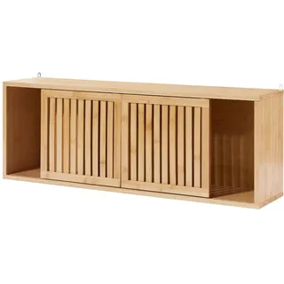 [en.casa] Wandregal 20 x 33 x 93 cm Beige