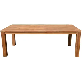 Garden Pleasure PALA Gartentisch 220 x 100 x 78 cm braun