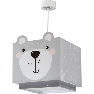 Dalber Lampe kinderzimmer, kinderlampe Pendelleuchte Hängelampe, Deckenleuchte Kinder, Deckenlampe kinderzimmer Little Teddy 1-flammig