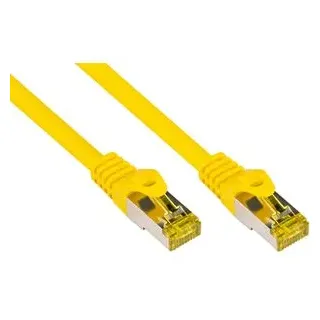 Good Connections Alcasa Cat.7 S/FTP 5m, Netzwerkkabel Gelb Cat7, S/FTP (S-STP),