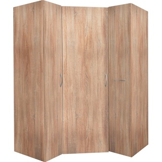 WIMEX Drehtürenschrank Multiraumkonzept 95 x 185 x 95 cm braun