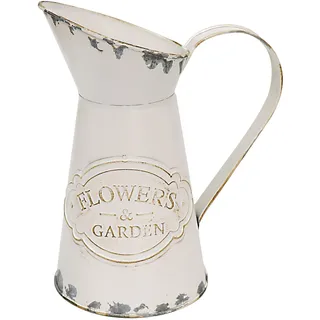 Soyizom Französisch Landhausstil Primitive Krug, Shabby Chic Rustikales Metall Flower Pitcher Vase für Hochzeit Home Decoration-Pitcher