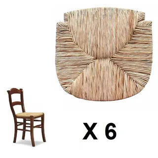 Ersatz für Stuhl Modell C 2000 IN Stroh Von Reis X 6