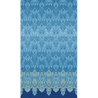 Bassetti RAGUSA Tagesdecke aus 100% Baumwolle in der Farbe Blau B1, Maße: 220x255 cm - 9321974
