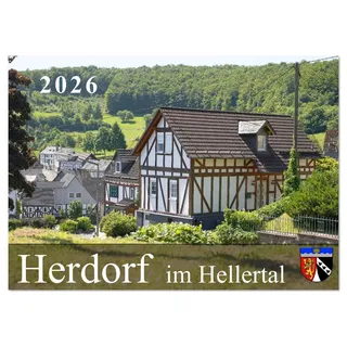 Herdorf im Hellertal (Wandkalender 2026 DIN A2 quer), CALVENDO Monatskalender: Das Grüne Städtchen am Fuße des Westerwaldes im nördlichen Rheinland-Pfalz (CALVENDO Natur)