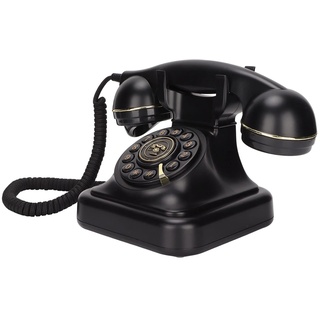 VBESTLIFE Antikes Telefon, Elegantes, Modisches Europäisches Retro-Telefon für Zuhause, Büro, Café, Bar, Dekoration, Festes Digitales Vintage-Telefon, Klassisches Europäisches Retro-Festnetz