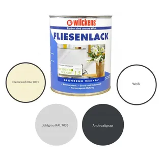 Wilckens Fliesenlack Weiß glänzend 0,75 l