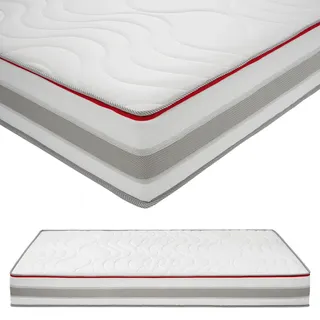 Arensberger Kaltschaummatratze Flexx Höhe 25cm 140x200cm , Weiß , Textil , 140x200 cm , Schlafzimmer, Matratzen, Kaltschaummatratzen