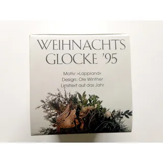 Porzellanglocke Weihnachtsglocke 1995 - Hutschenreuther - in OVP