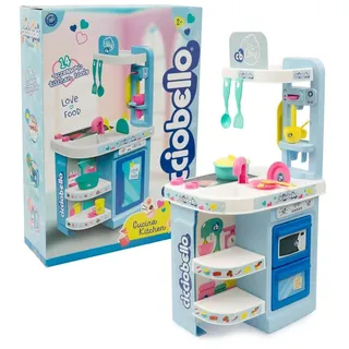 Cicciobello Küche - Kinderspielküche mit Cicciobello Thema, reich an Zubehör, bunt, Maße 70 H x 50 B x 17,5 Prof, für kleine Köche ab 2 Jahren