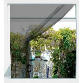 Moskitonetz Fliegengitter für DACHFENSTER Insektenschutz 130x150 schwarz - Schwarz