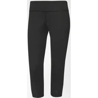 adidas 3/4 Hose Damen Fitness Sport Tight, Größe:XXS - Schwarz