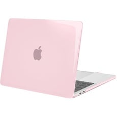 MOSISO Hülle Case Kompatibel mit MacBook Pro 13 Zoll 2024 2023 2022 2021-2016 M2 M1 A2338 A2289 A2251 A2159 A1989 A1706 A1708 mit/ohne Touch Bar,Plastik Hartschale Schutzhülle Cover, Rose Rosa