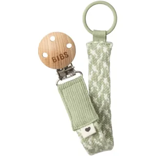 BIBS Paci Braid Schnullerclip Sage / Ivory 1 St.