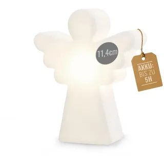8 seasons DESIGN Engel Mini-Leuchte Shining Angel Micro 11 cm Weiß