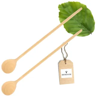 2x HOFMEISTER® Großer Holz-Kochlöffel, 60 cm lang, Buche