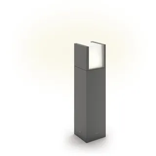 Philips Sockelleuchte Aluminium 40,0 cm inkl. LED 800 lm IP44 anthrazit