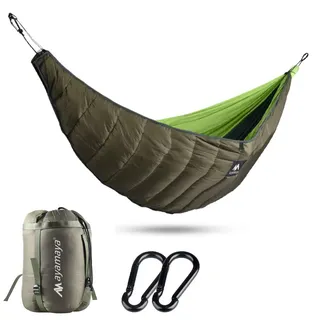 AYAMAYA Hängematte Underquilt Isomatten Underkilt Outdoor, Ultralight Baumwolle Underblanket Winterschlafsack Winter -10-0 Grad für Hängematten Isolierung Leichte Wandern Camping