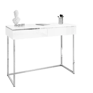 lookway AURORA SILVER Konsolentisch 120 x 40 x 75 Silber Weiss