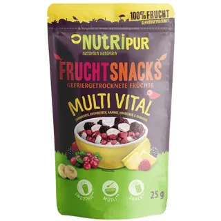 NutriPur gefriergetrocknete Früchte, Multi-Vital-Mix Früchte 25 g