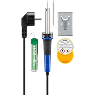fixpoint Lötkolbenset Lötset für feine Lötarbeiten, 30 W, 5-tlg.