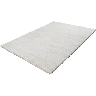 THEKO Maloronga Uni Wollteppich 120 x 180 cm Beige/Grau