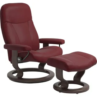 Stressless® Hocker »Garda«, mit Classic Base, Gestell Wenge, rot