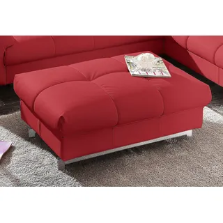 COTTA Hocker »Chef« mit edlen Metallfüßen, rot