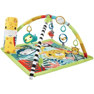 Fisher-Price Mattel Fisher-Price 3-in-1 Regenwald Erlebnisdecke (HJW08)
