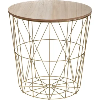 Couchtisch "Kumi" gold D 40 cm - Atmosphera créateur d'intérieur - Gold