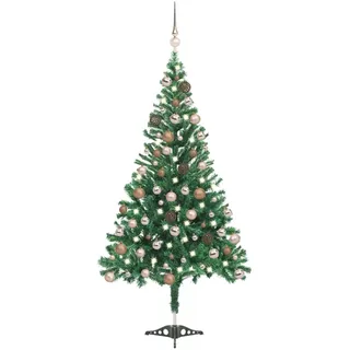 Künstlicher Weihnachtsbaum Beleuchtung Kugeln 120cm 230 Zweige - Grün