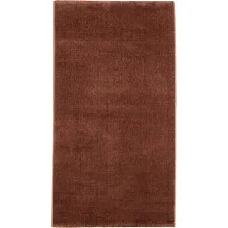 Dieter Knoll Webteppich , Rostfarben , Textil , Struktur , rechteckig , 80x150 cm , Oeko-Tex® Standard 100 , für Fußbodenheizung geeignet, in verschiedenen Größen erhältlich, Fasern thermofixiert (heatset), antistatisch, waschbar, pflegeleicht, leicht zusammenrollbar, rutschfeste Unterfläche , Teppiche und Böden, Teppiche, Webteppiche