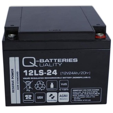 Bild von Q-Batteries 12LS-24 12V 24Ah Blei-Vlies-Akku AGM VRLA mit VDs